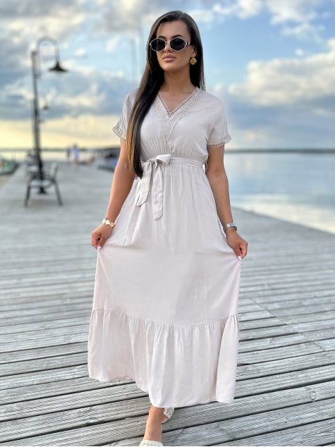SUKIENKA BALEY BEŻOWA