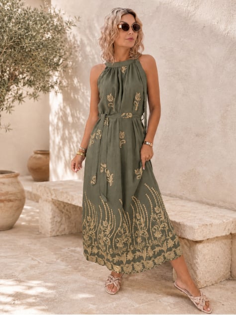 SUKIENKA NEREA KHAKI