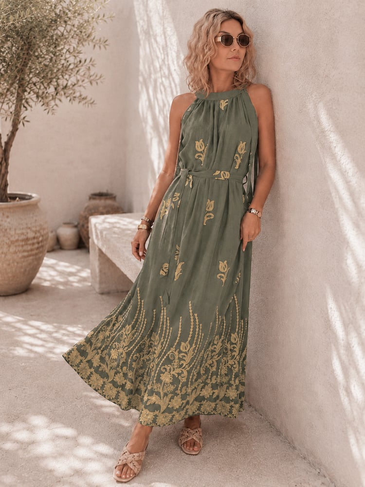SUKIENKA NEREA KHAKI
