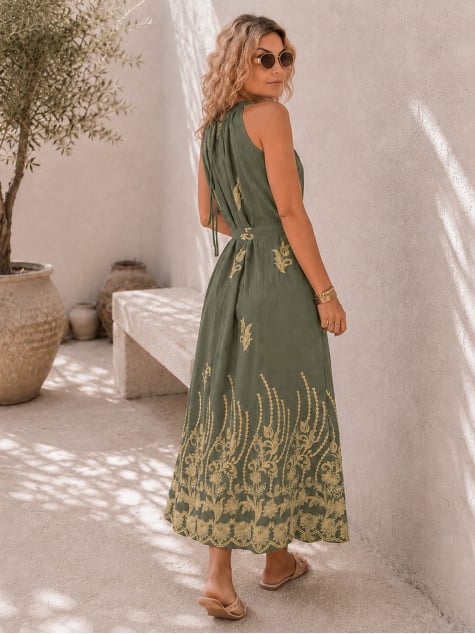 SUKIENKA NEREA KHAKI