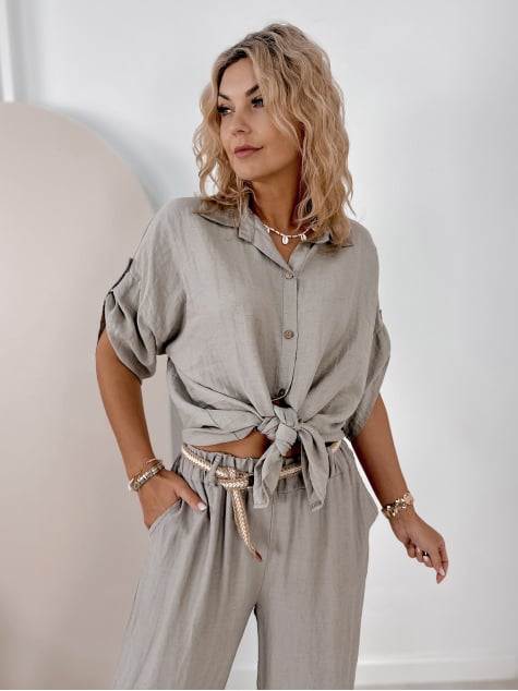 KOMPLET FABIENNE CIEMNOBEŻOWY