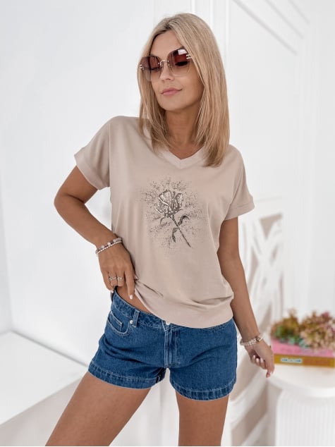 BLUZKA CINDY BEŻOWA