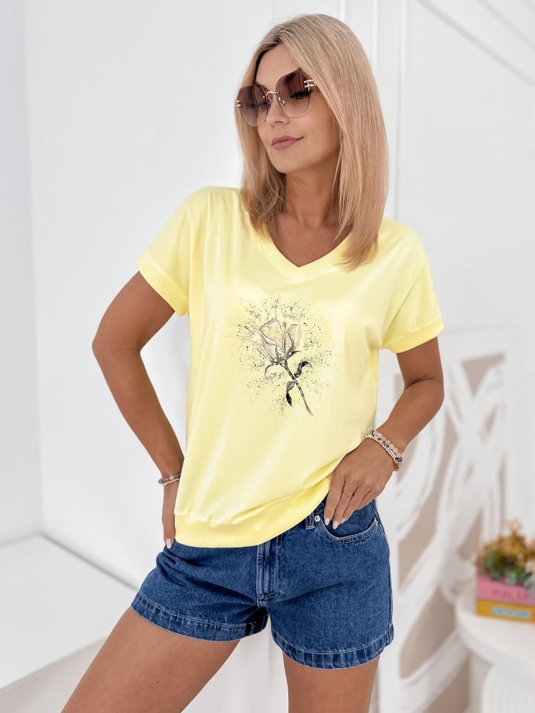 BLUZKA CINDY ŻÓŁTA