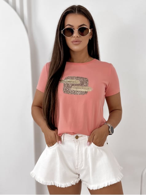 BLUZKA MAILOT KORALOWA