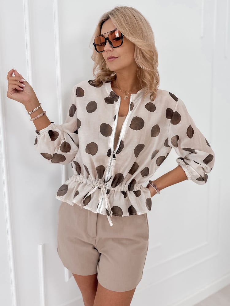 BLUZA CRECY BEŻOWA