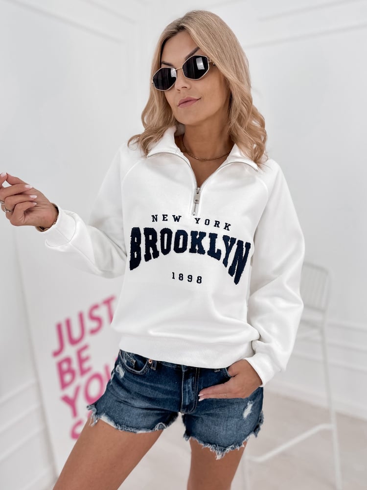 BLUZA HALSEY ECRU