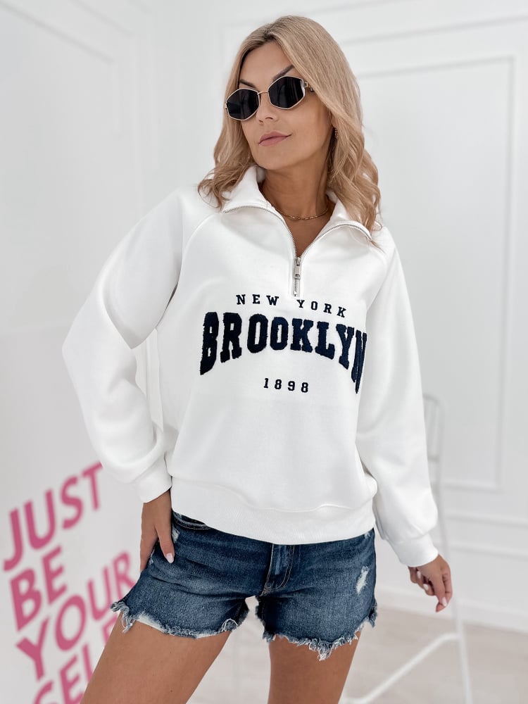 BLUZA HALSEY ECRU