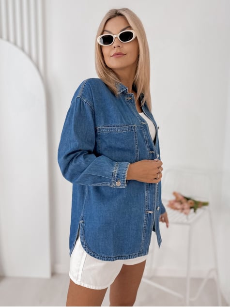 KOSZULA MARTINS CIEMNOJEANSOWA