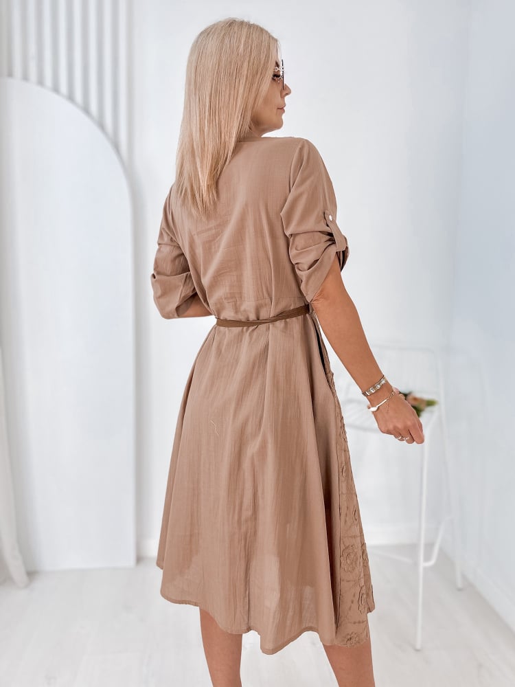 SUKIENKA VITRAIL BRĄZOWA
