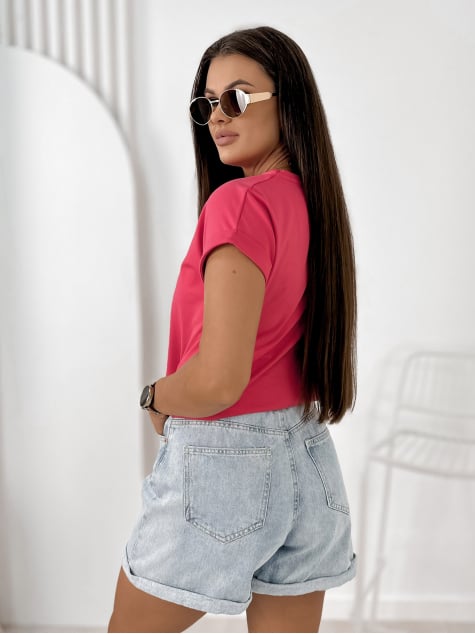 BLUZKA ROWLINS MALINOWA