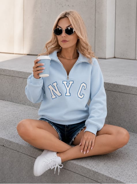 BLUZA RENO BŁĘKITNA