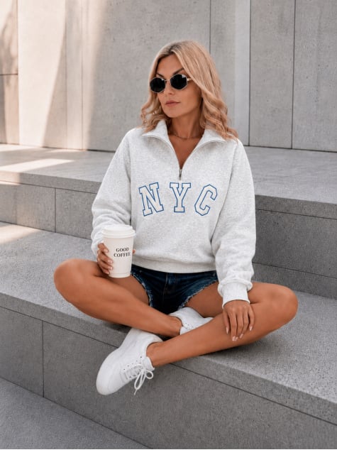 BLUZA RENO SZARA