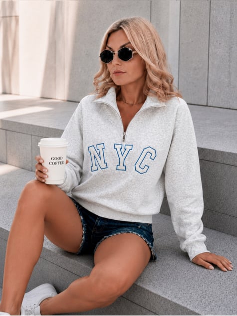 BLUZA RENO SZARA