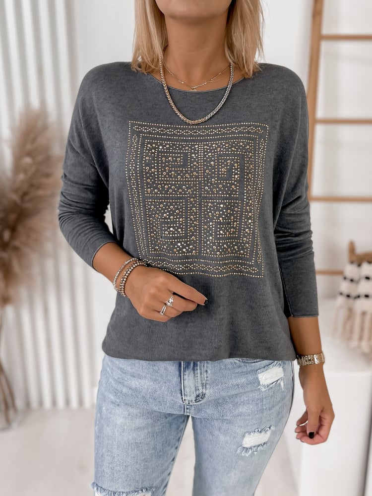 BLUZKA ELBA GRAFITOWA