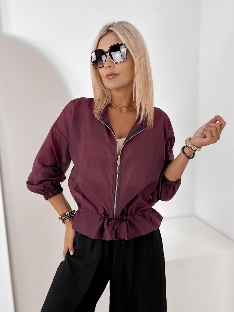 BLUZA CANOVA BORDOWA