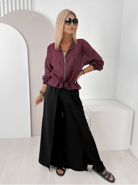 BLUZA CANOVA BORDOWA