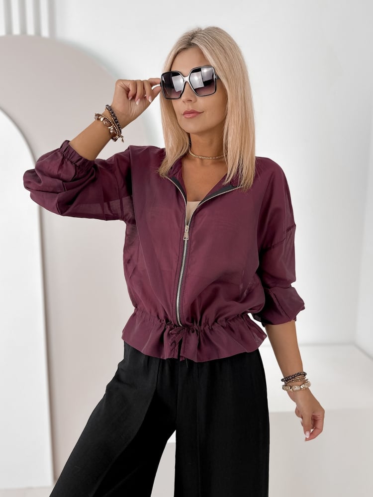 BLUZA CANOVA BORDOWA