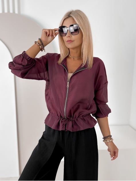 BLUZA CANOVA BORDOWA