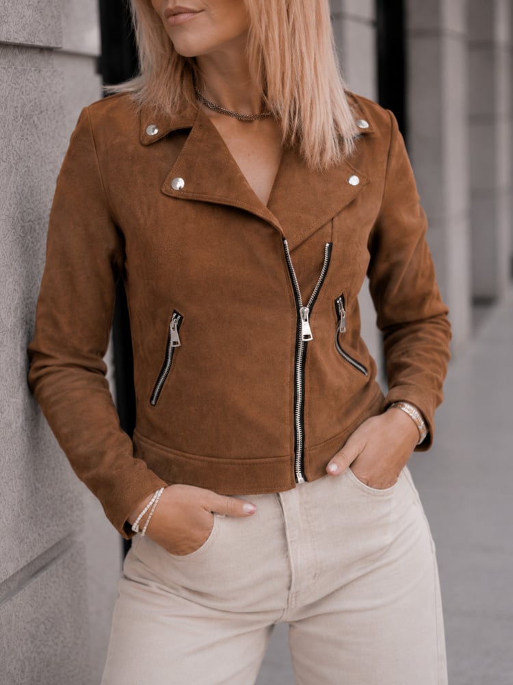 KURTKA CELIA KARMELOWA