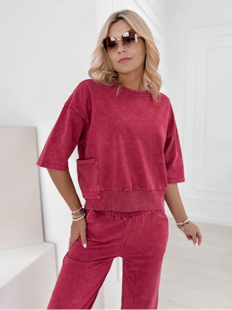 KOMPLET ONESCO MALINOWY
