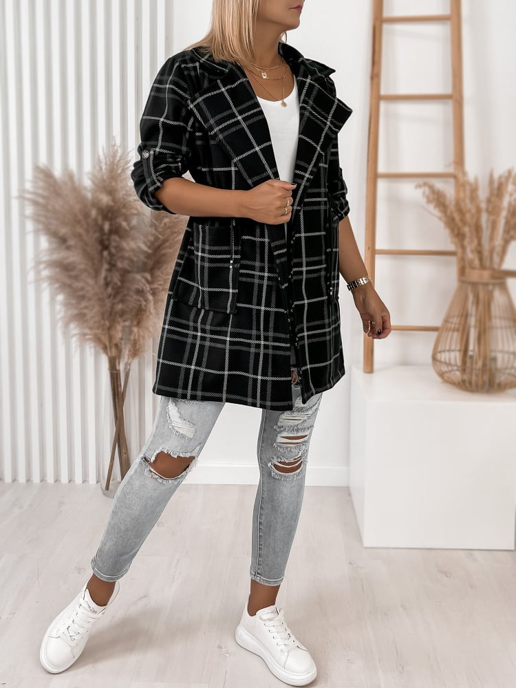 PŁASZCZ KEPASSA CZARNY