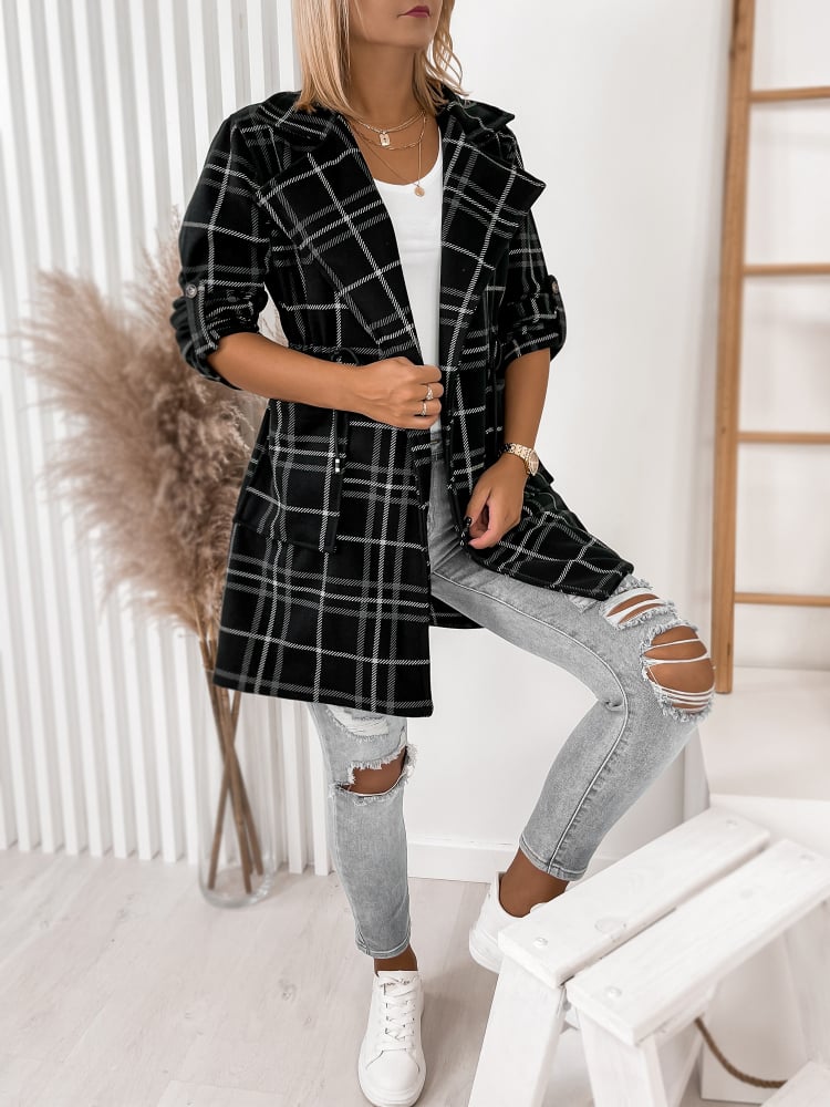 PŁASZCZ KEPASSA CZARNY