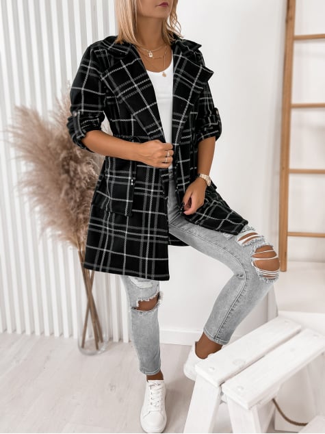 PŁASZCZ KEPASSA CZARNY