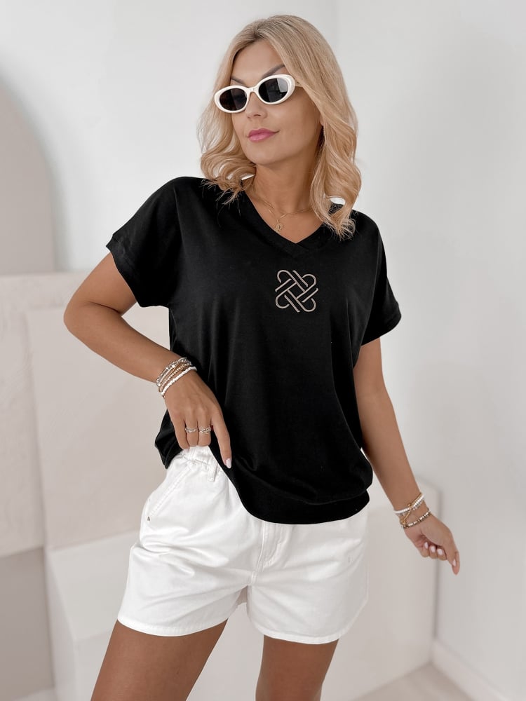 BLUZKA CALDER CZARNA