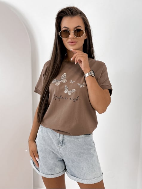 BLUZKA SETINE BRĄZOWA