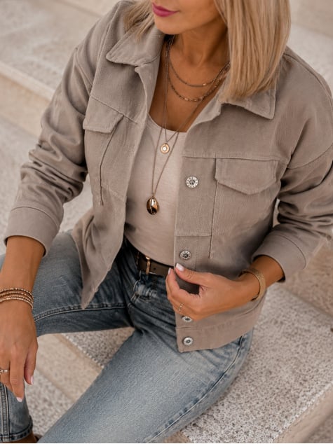 KURTKA CATIA JASNOBRĄZOWA