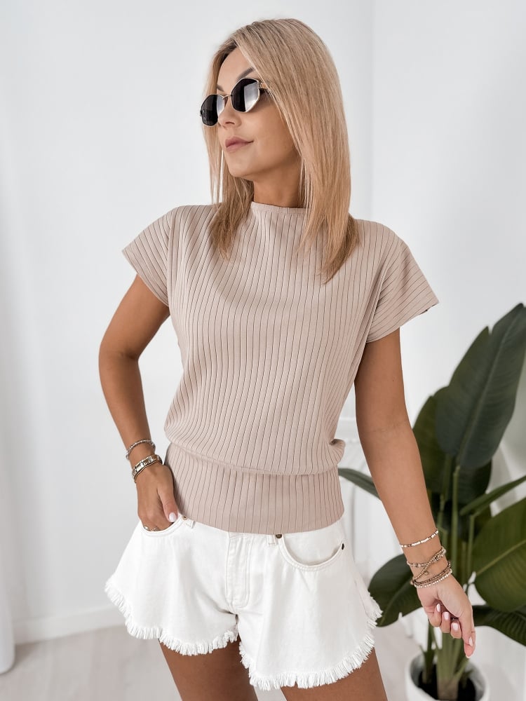 BLUZKA TUREL BEŻOWA