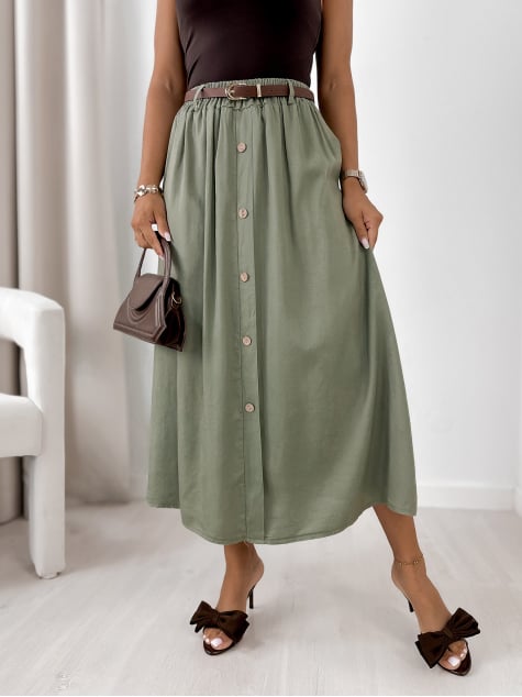 SPÓDNICA SCARLA KHAKI