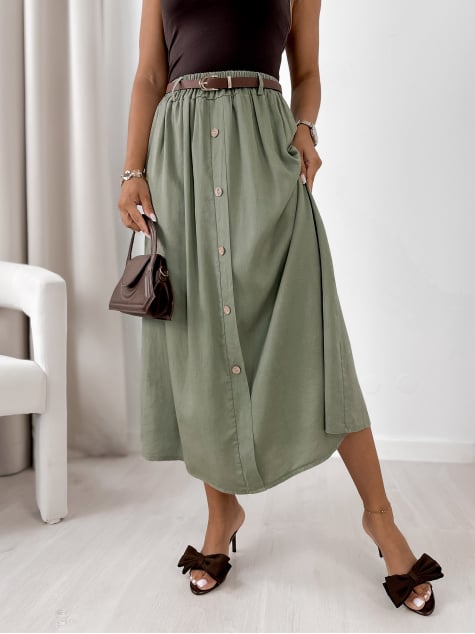 SPÓDNICA SCARLA KHAKI
