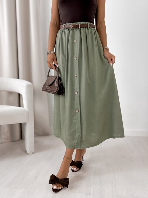 SPÓDNICA SCARLA KHAKI