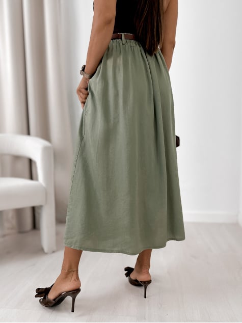 SPÓDNICA SCARLA KHAKI