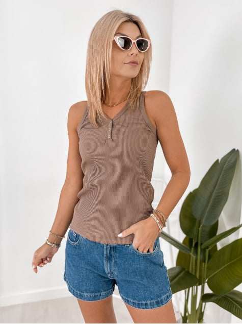 BLUZKA ESTRINA BRĄZOWA