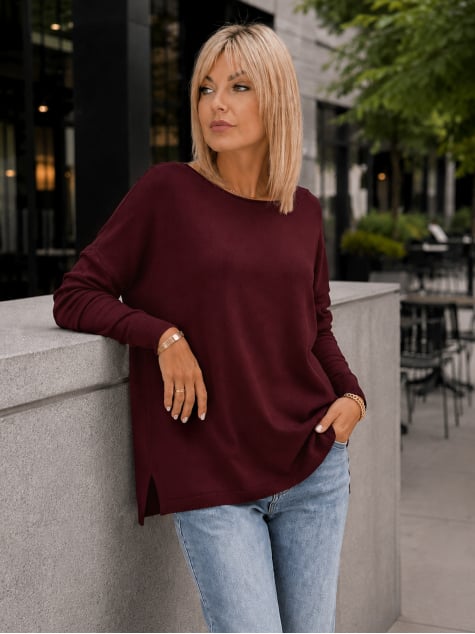 SWETER TROMSO BORDOWY