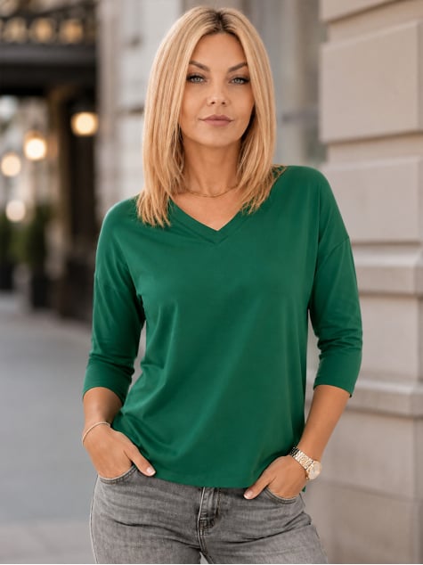 BLUZKA SHANDON ZIELONA