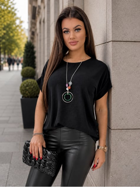 BLUZKA DECOL CZARNA