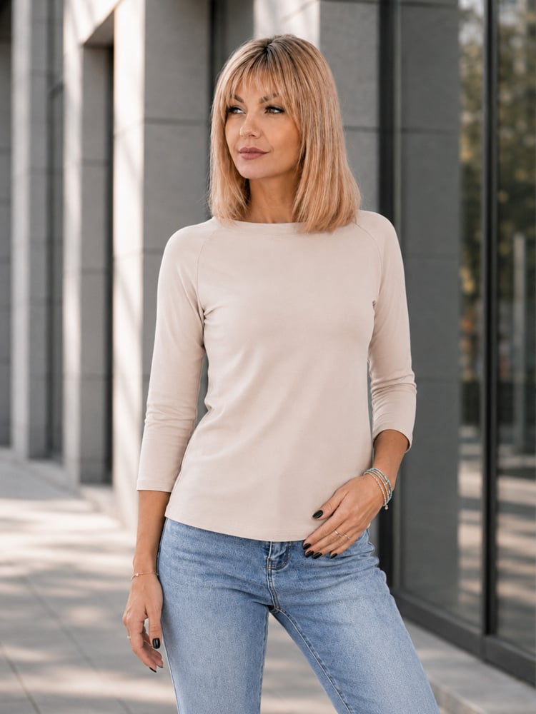 BLUZKA IRMA BEŻOWA