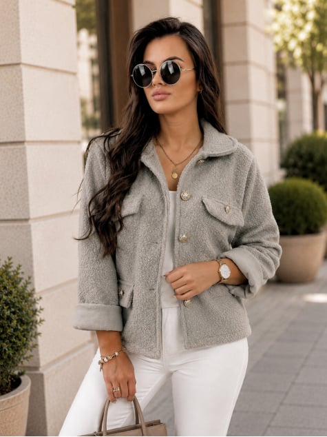 KURTKA BOUCLE XAVIA...