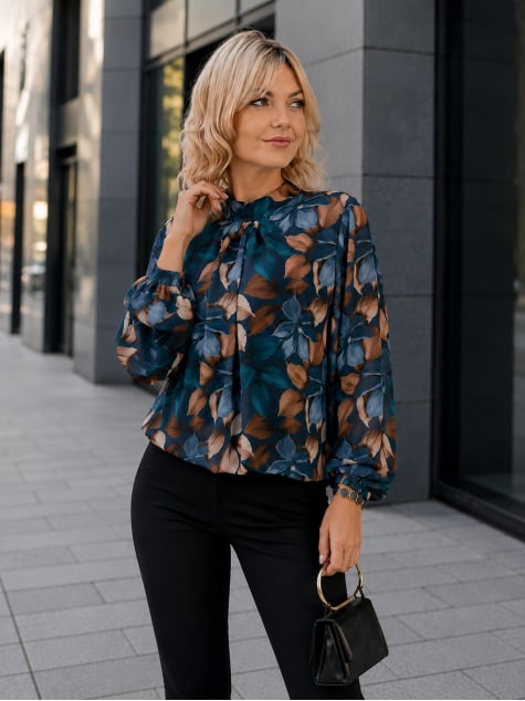 BLUZKA BONNY GRANATOWA