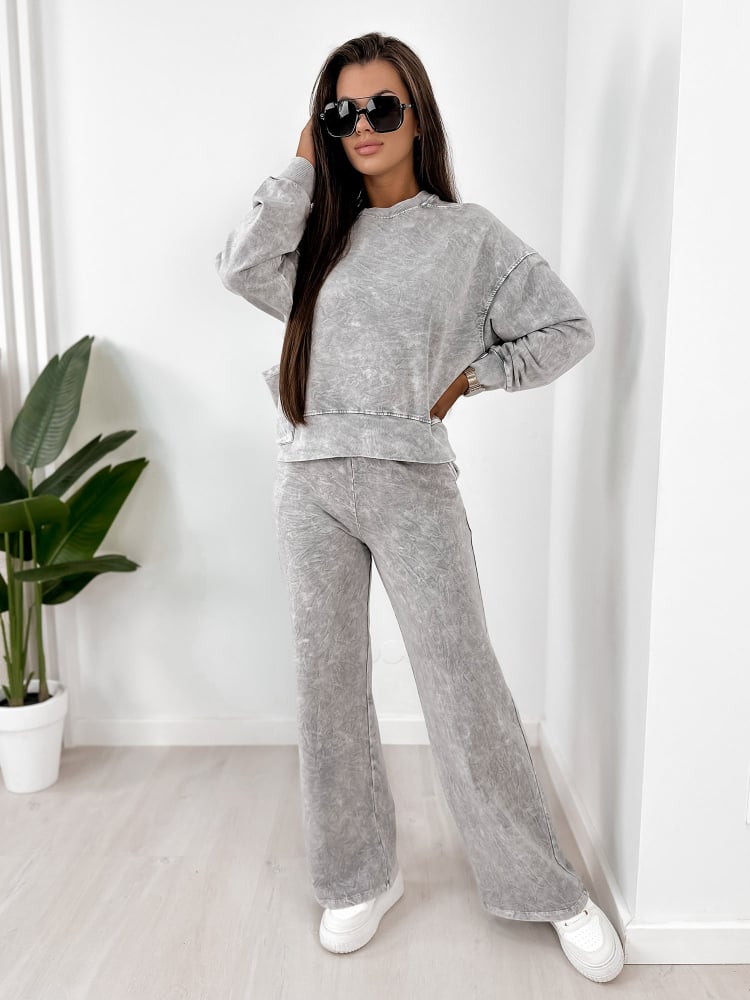 KOMPLET DRESOWY NAZCA SZARY