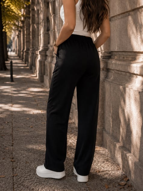SPODNIE REBECCA CZARNE