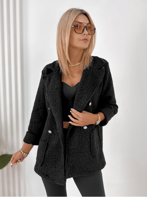 KURTKA BOULCE VELLINA CZARNA