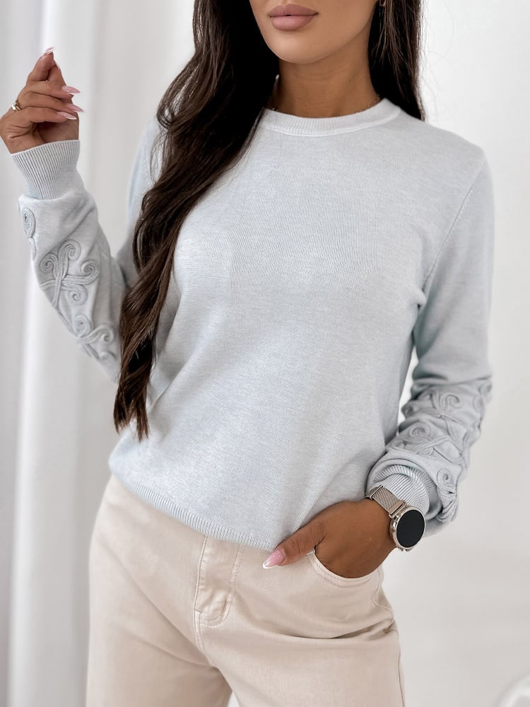 SWETER CAMBER SZARY