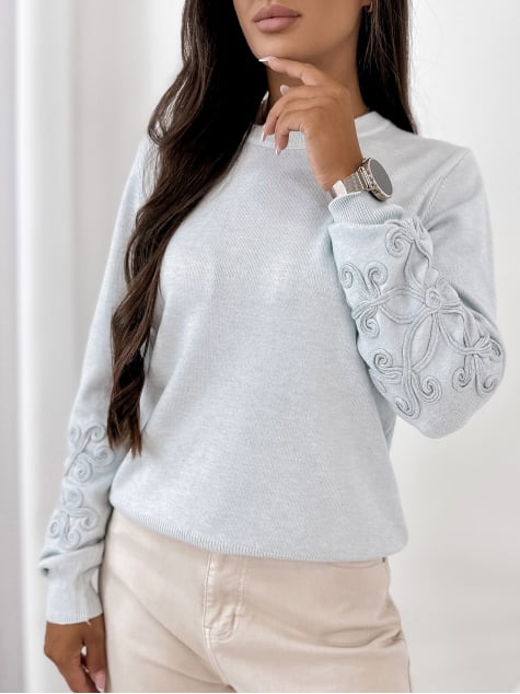 SWETER CAMBER SZARY