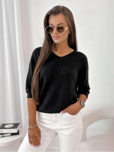 SWETER BASAVI CZARNY
