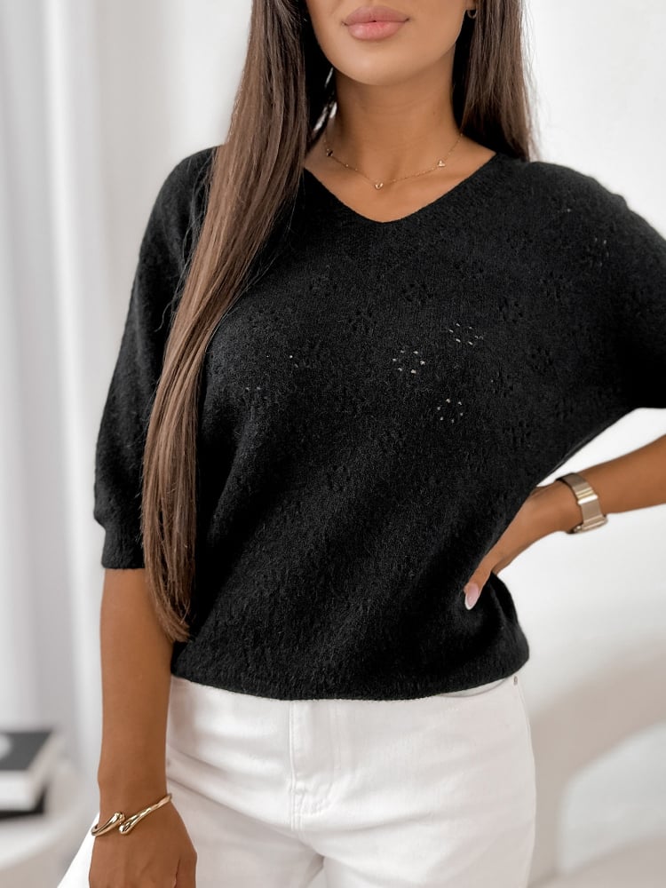 SWETER BASAVI CZARNY
