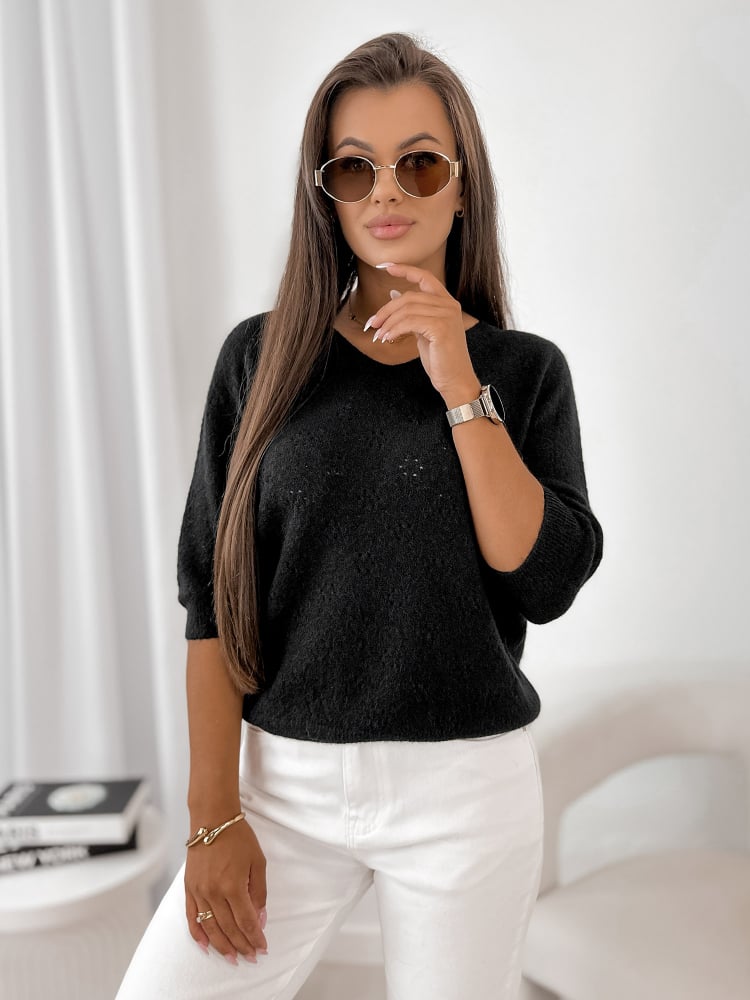 SWETER BASAVI CZARNY